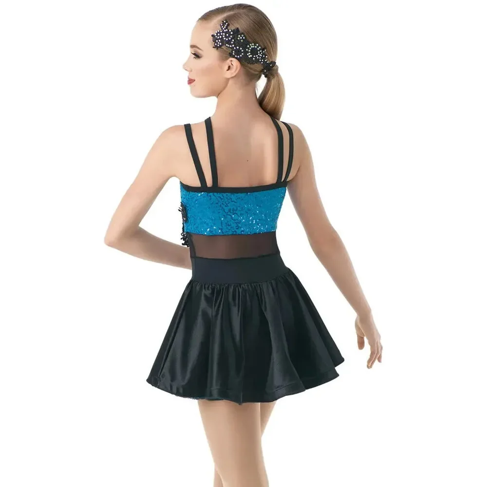 Pre-Owned Dance Costume Medium Child Red Weissman 10582 Jazz Tap Musical Theate